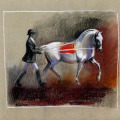 Pferde Zeichnung Dressur