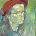 Portrait Öl auf Leinwand