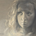Portrait Öl Auf Leinwand