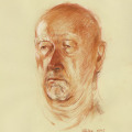 Portrait zeichnung kreide