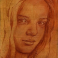 Portraitstudie Kreide