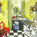 Skizze Aquarell